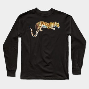 Crouching Leopard Long Sleeve T-Shirt